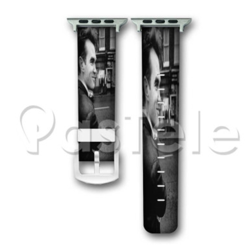 Morrissey The Smiths Custom Personalized Apple Watch Band 38mm 40mm 42mm 44mm Leather PU