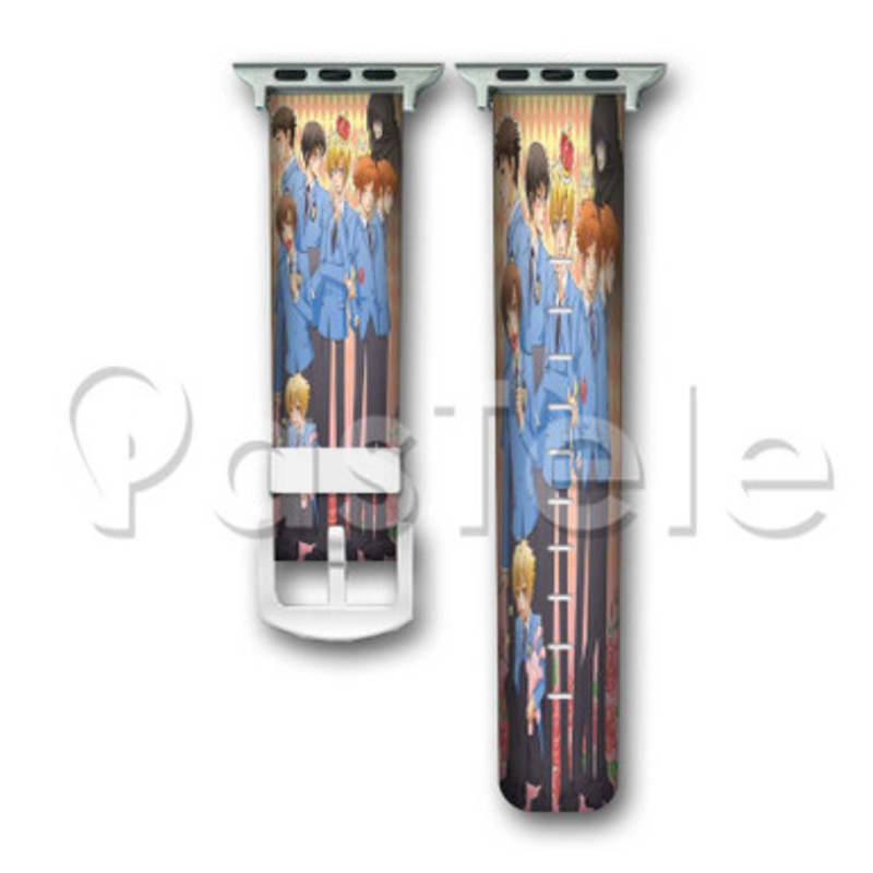 Ouran High School Host Club Custom Personalized Apple Watch Band 38mm 40mm 42mm 44mm Leather PU