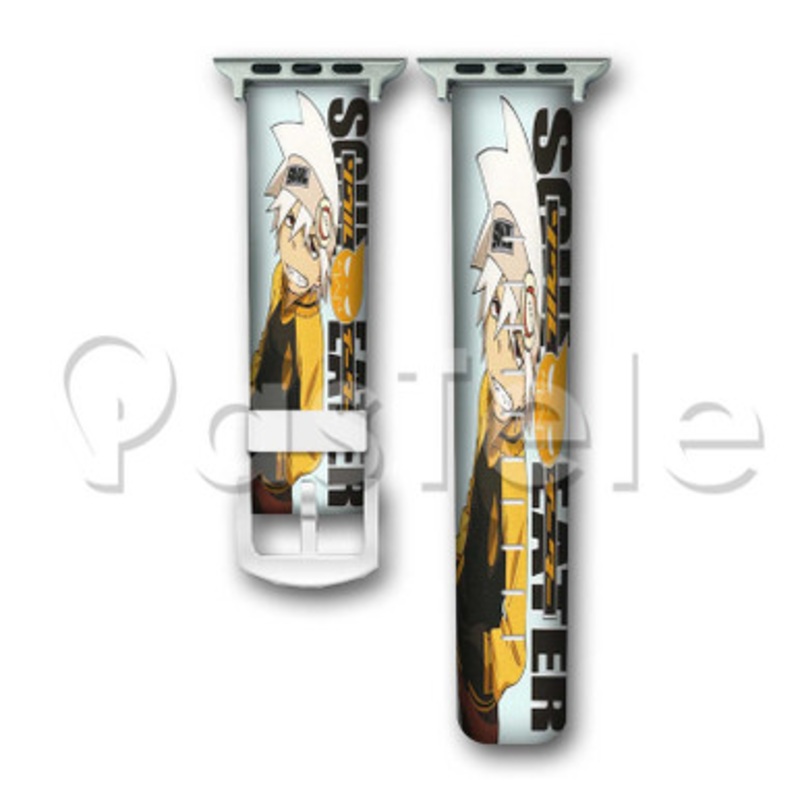 Soul Eater Custom Personalized Apple Watch Band 38mm 40mm 42mm 44mm Leather PU