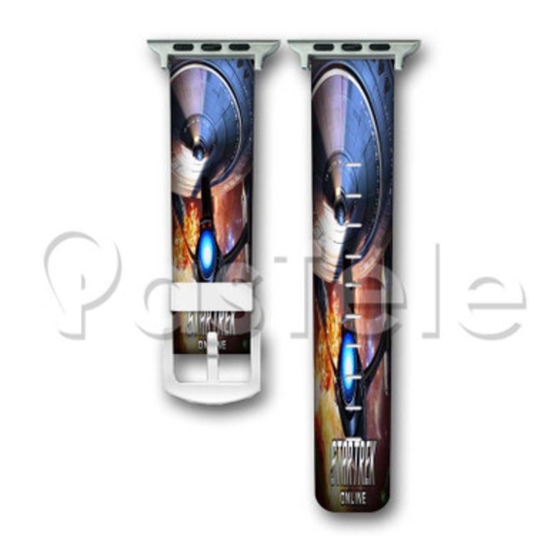 Star Trek Online Custom Personalized Apple Watch Band 38mm 40mm 42mm 44mm Leather PU