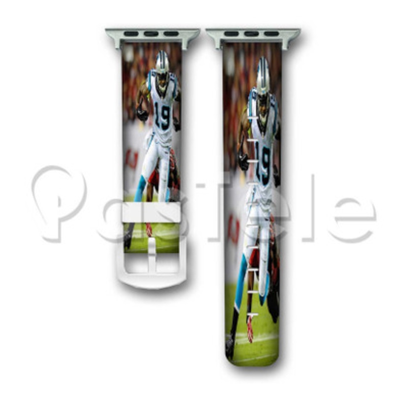 Ted Ginn Jr Cardinals Custom Personalized Apple Watch Band 38mm 40mm 42mm 44mm Leather PU