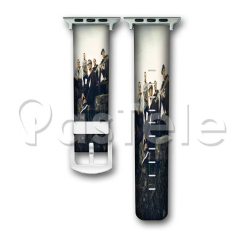 The Amity Affliction Custom Personalized Apple Watch Band 38mm 40mm 42mm 44mm Leather PU