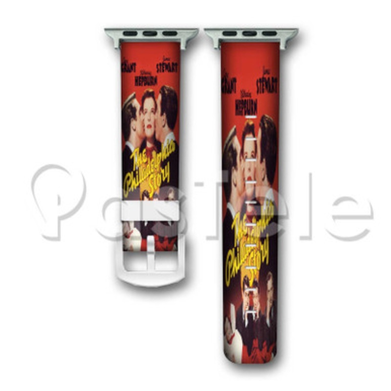 The Philadelphia Story Custom Personaliez Apple Watch Band 38mm 40mm 42mm 44mm Leather PU