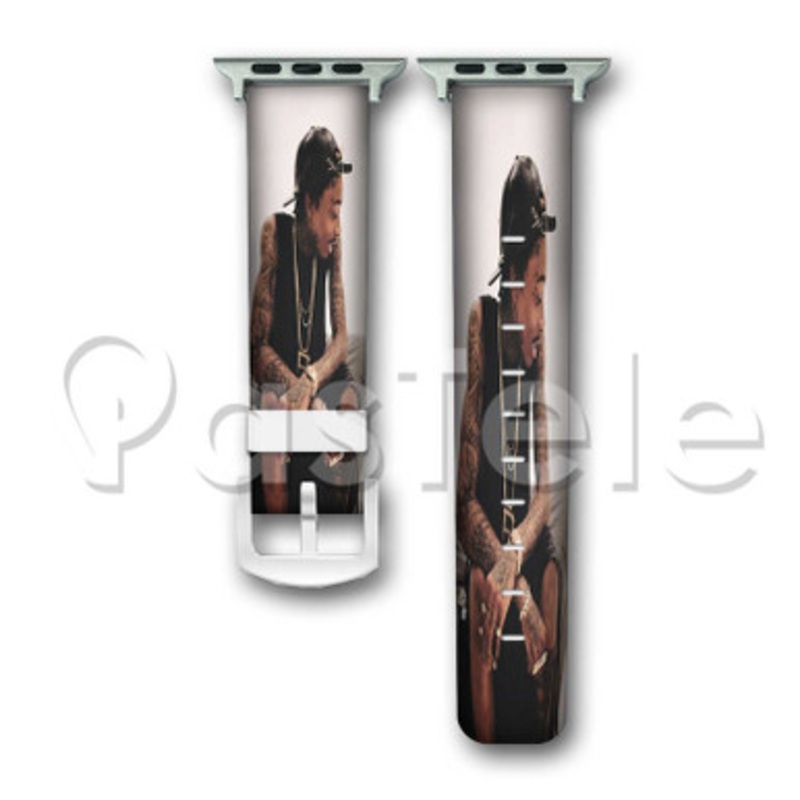Wiz Khalifa Custom Personalized Apple Watch Band 38mm 40mm 42mm 44mm Leather PU
