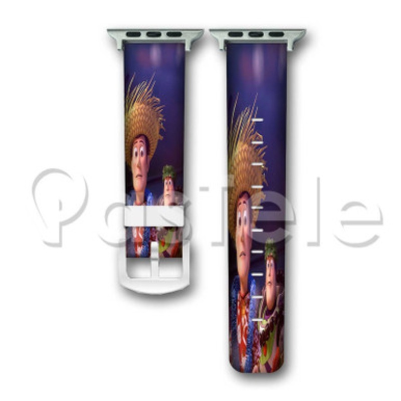 Woody and Buzz Toyy Story Custom Personalized Apple Watch Band 38mm 40mm 42mm 44mm Leather PU