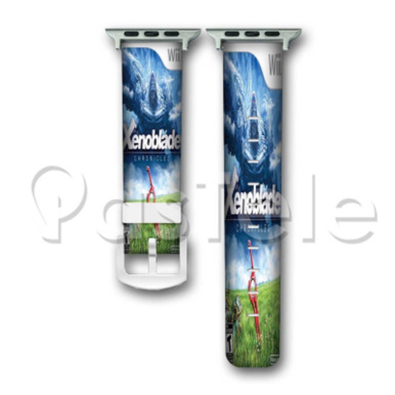 Xenoblade Chronicles Custom Personalized Apple Watch Band 38mm 40mm 42mm 44mm Leather PU