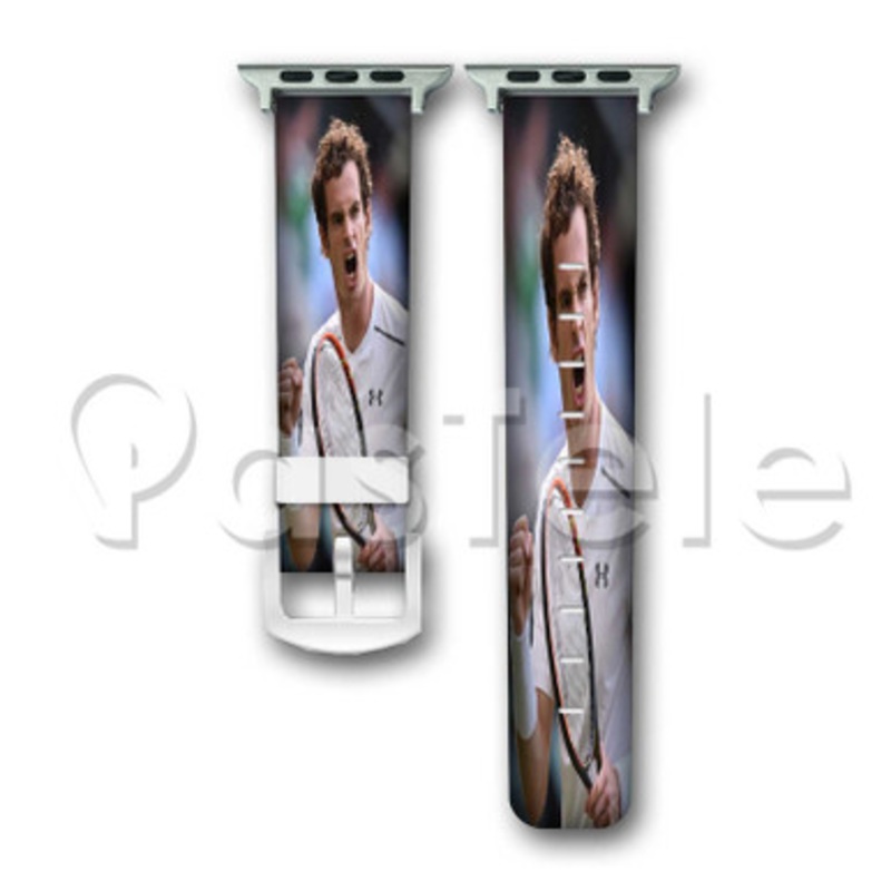 Andy Murray Custom Personaliez Apple Watch Band 38mm 40mm 42mm 44mm Leather PU