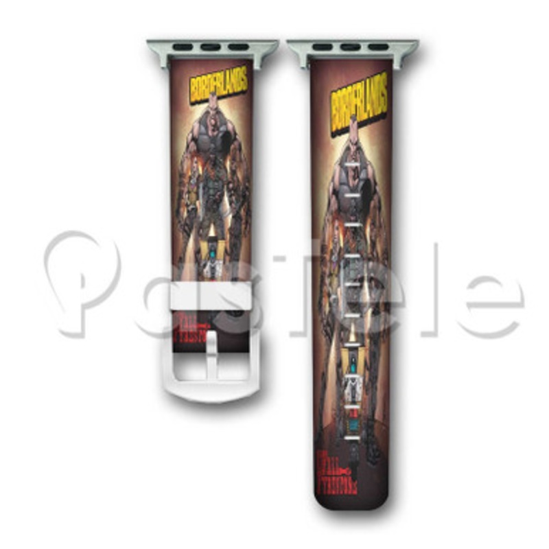 Borderlands Fall of Fyreston Custom Personaliez Apple Watch Band 38mm 40mm 42mm 44mm Leather PU