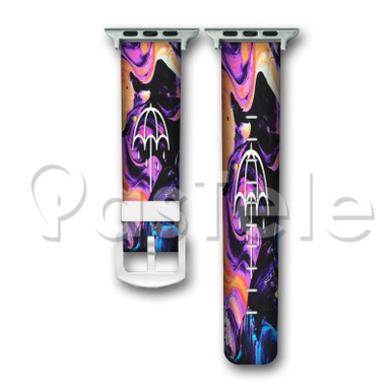 Bring Me The Horizon Doomed Custom Personaliez Apple Watch Band 38mm 40mm 42mm 44mm Leather PU