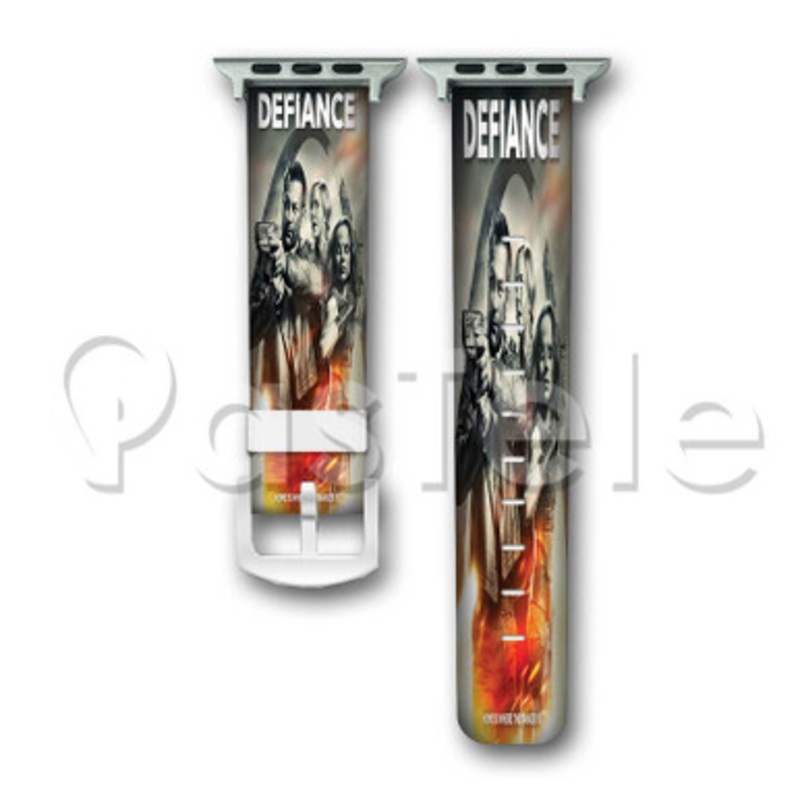 Defiance Season 3 Custom Personaliez Apple Watch Band 38mm 40mm 42mm 44mm Leather PU