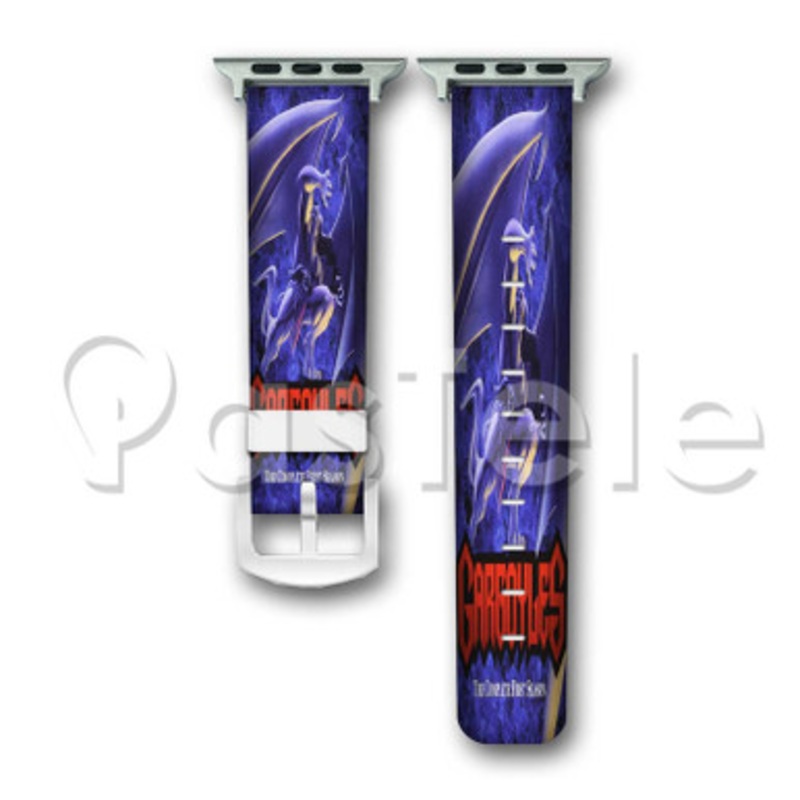 Disney Gargoyles Custom Personaliez Apple Watch Band 38mm 40mm 42mm 44mm Leather PU