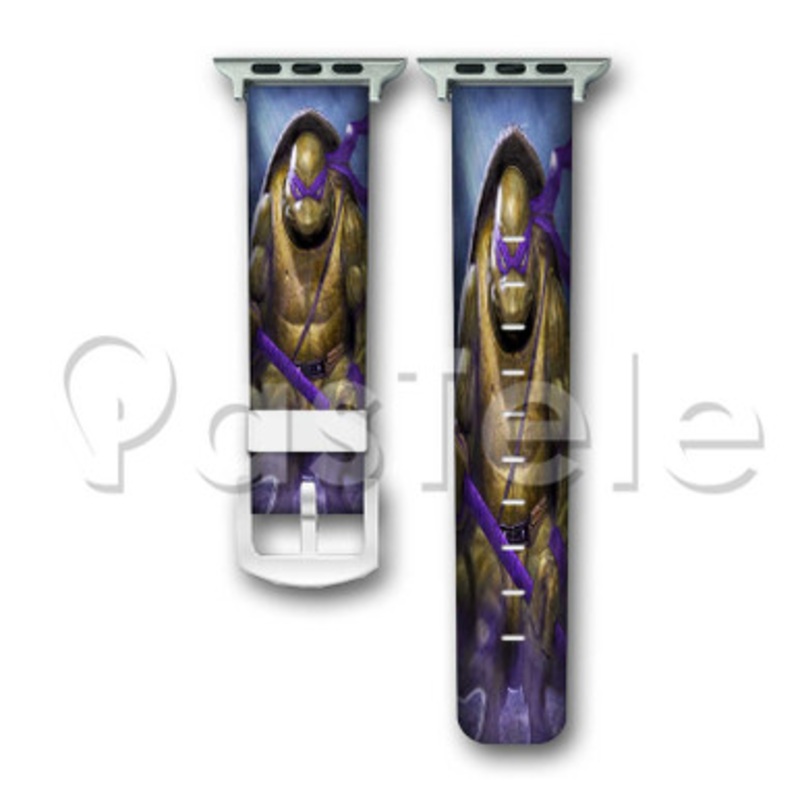 Donatello Teenage Mutant Ninja Turtles Custom Personaliez Apple Watch Band 38mm 40mm 42mm 44mm Leather PU