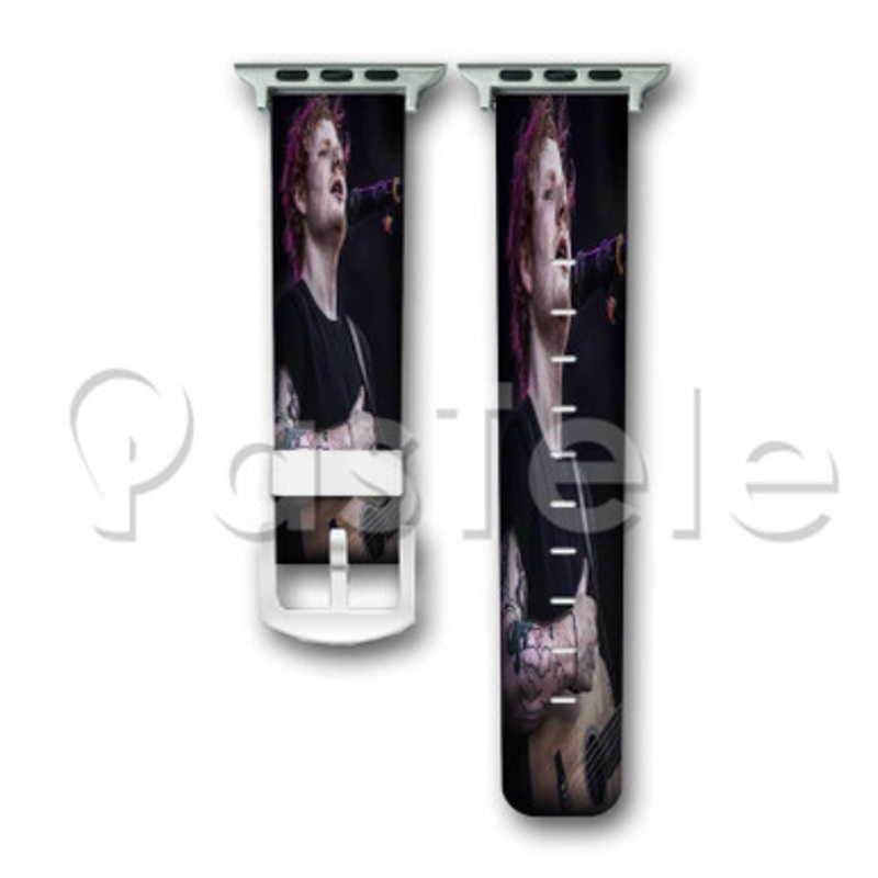 Ed Sheeran Custom Personaliez Apple Watch Band 38mm 40mm 42mm 44mm Leather PU