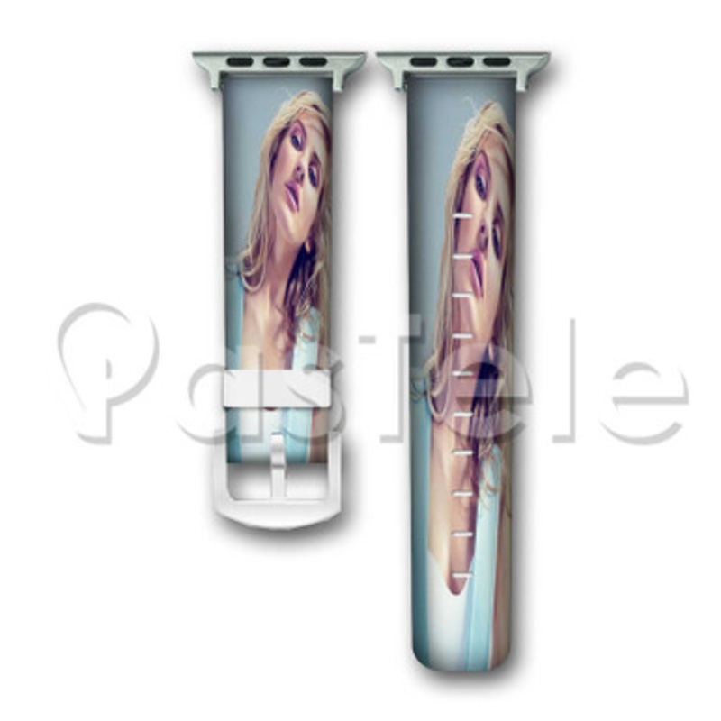 Ellie Goulding Custom Personaliez Apple Watch Band 38mm 40mm 42mm 44mm Leather PU