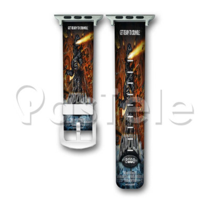 Godzilla 2000 Custom Personaliez Apple Watch Band 38mm 40mm 42mm 44mm Leather PU
