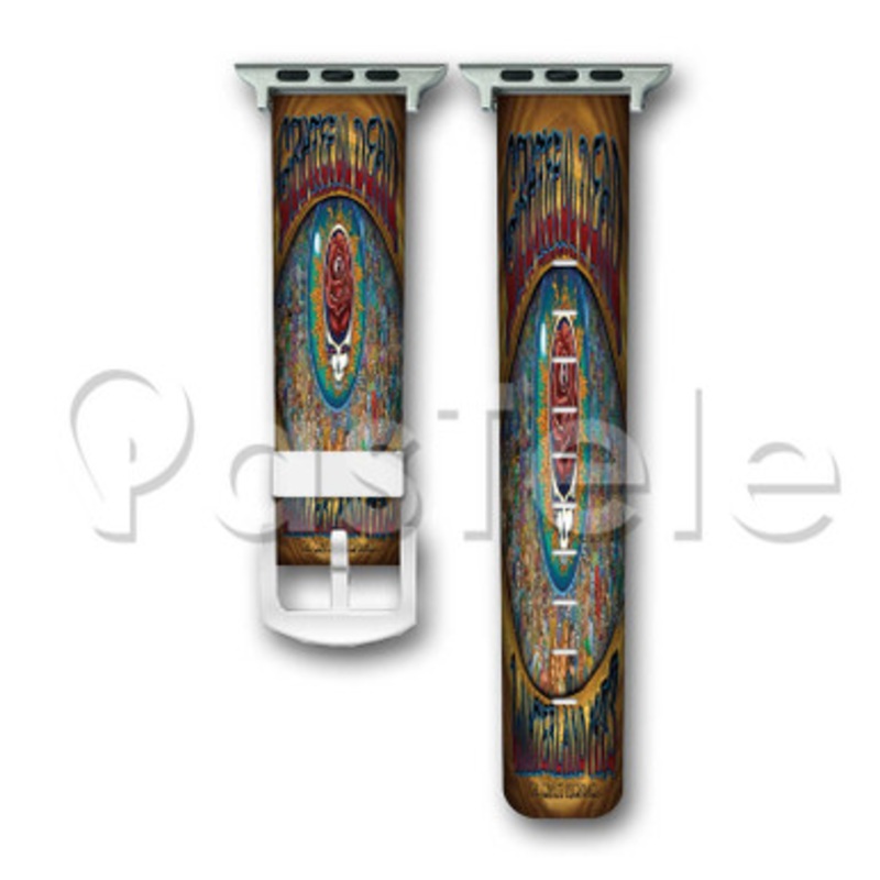 Grateful Dead Winterland 1973 Custom Personaliez Apple Watch Band 38mm 40mm 42mm 44mm Leather PU