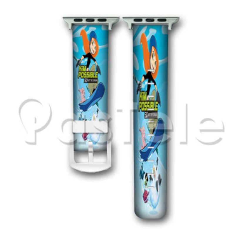Kim Possible Snow Custom Personaliez Apple Watch Band 38mm 40mm 42mm 44mm Leather PU