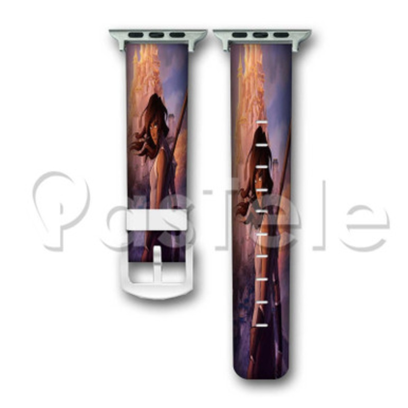 Korra The Legend of Korra Custom Personaliez Apple Watch Band 38mm 40mm 42mm 44mm Leather PU