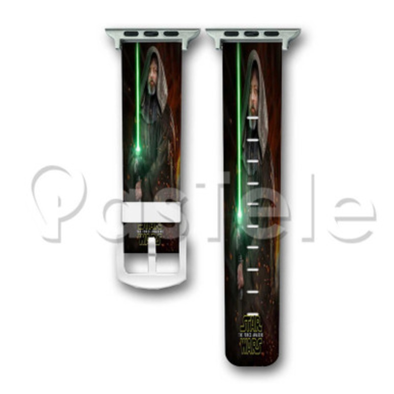 Luke Skywalker Star Wars The Force Awakens 2 Custom Personaliez Apple Watch Band 38mm 40mm 42mm 44mm Leather PU