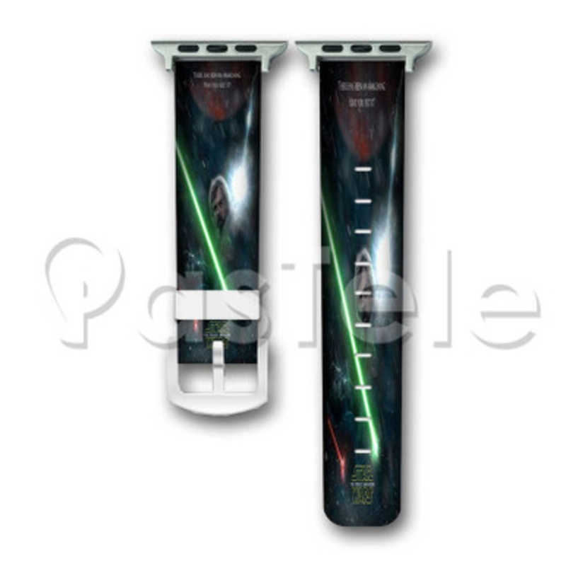 Luke Skywalker Star Wars The Force Awakens Custom Personaliez Apple Watch Band 38mm 40mm 42mm 44mm Leather PU