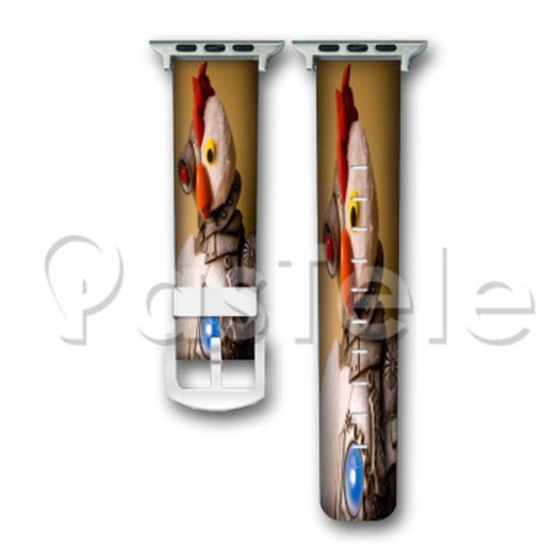 Robot Chicken TV Series Custom Personaliez Apple Watch Band 38mm 40mm 42mm 44mm Leather PU