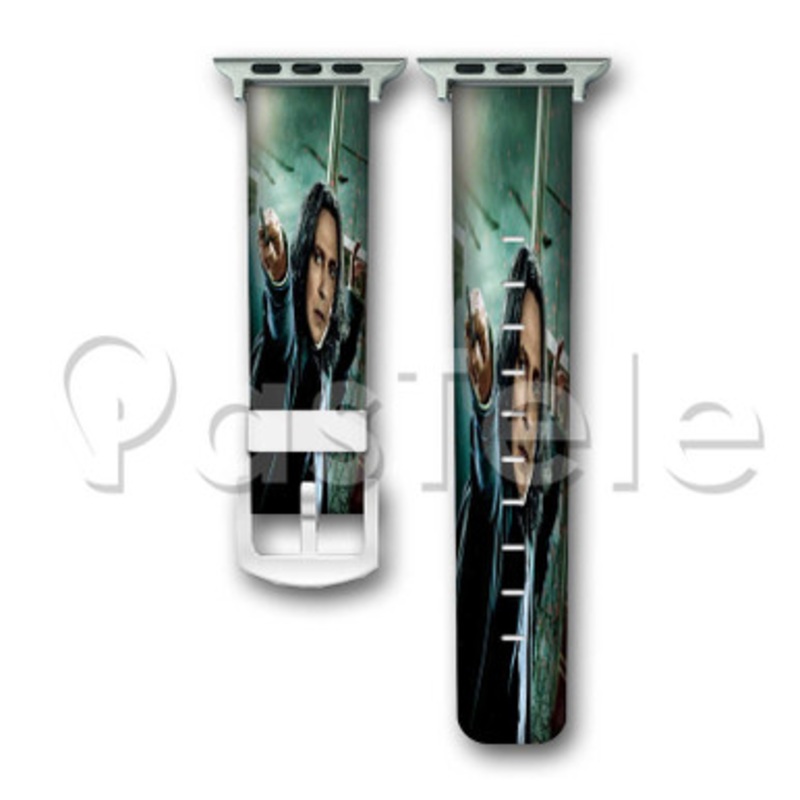 Severus Snape Always Quotes Custom Personaliez Apple Watch Band 38mm 40mm 42mm 44mm Leather PU