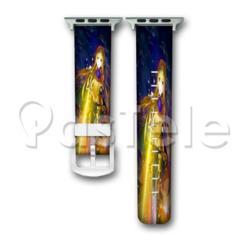 Alice Schuberg Sword Art Online 2 Custom Personaliez Apple Watch Band 38mm 40mm 42mm 44mm Leather PU