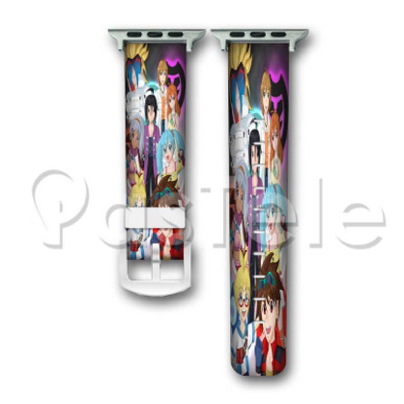 Bakugan Battle Brawlers Characters Custom Personaliez Apple Watch Band 38mm 40mm 42mm 44mm Leather PU