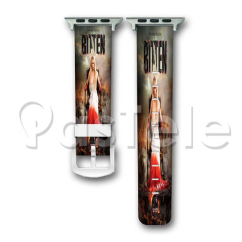 Bitten Werewolf Custom Personaliez Apple Watch Band 38mm 40mm 42mm 44mm Leather PU