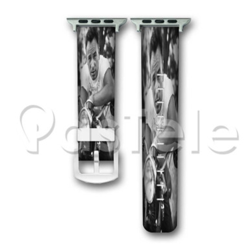Bruce Springsteen Motorcycle Custom Personaliez Apple Watch Band 38mm 40mm 42mm 44mm Leather PU