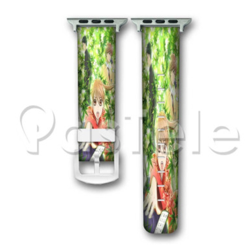 Chihayafuru Anime MAnga Custom Personaliez Apple Watch Band 38mm 40mm 42mm 44mm Leather PU