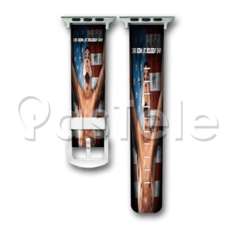 Chris Weidman UFC Custom Personaliez Apple Watch Band 38mm 40mm 42mm 44mm Leather PU