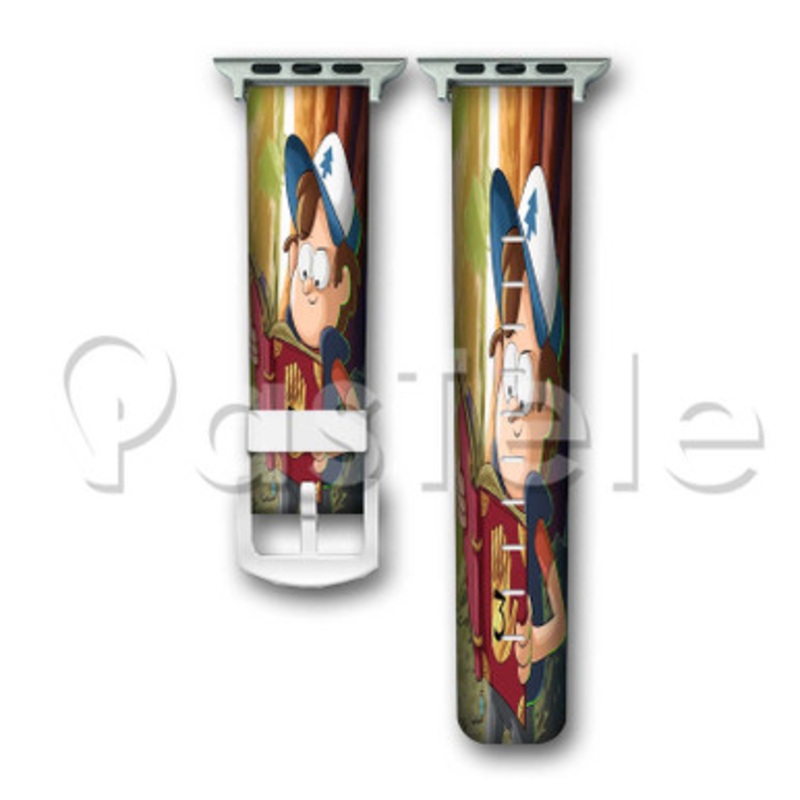 Dipper Pines Gravity Falls 2 Custom Personaliez Apple Watch Band 38mm 40mm 42mm 44mm Leather PU