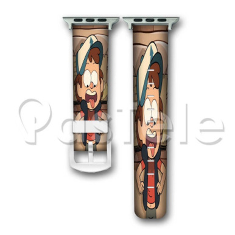 Dipper Pines Gravity Falls Custom Personaliez Apple Watch Band 38mm 40mm 42mm 44mm Leather PU
