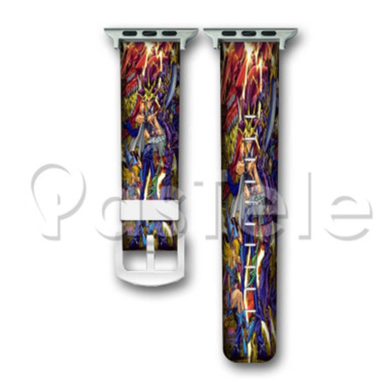 Duel Monsters Yu Gi Oh Custom Personaliez Apple Watch Band 38mm 40mm 42mm 44mm Leather PU