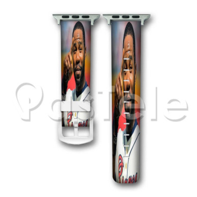 Jason Heyward Custom Personaliez Apple Watch Band 38mm 40mm 42mm 44mm Leather PU