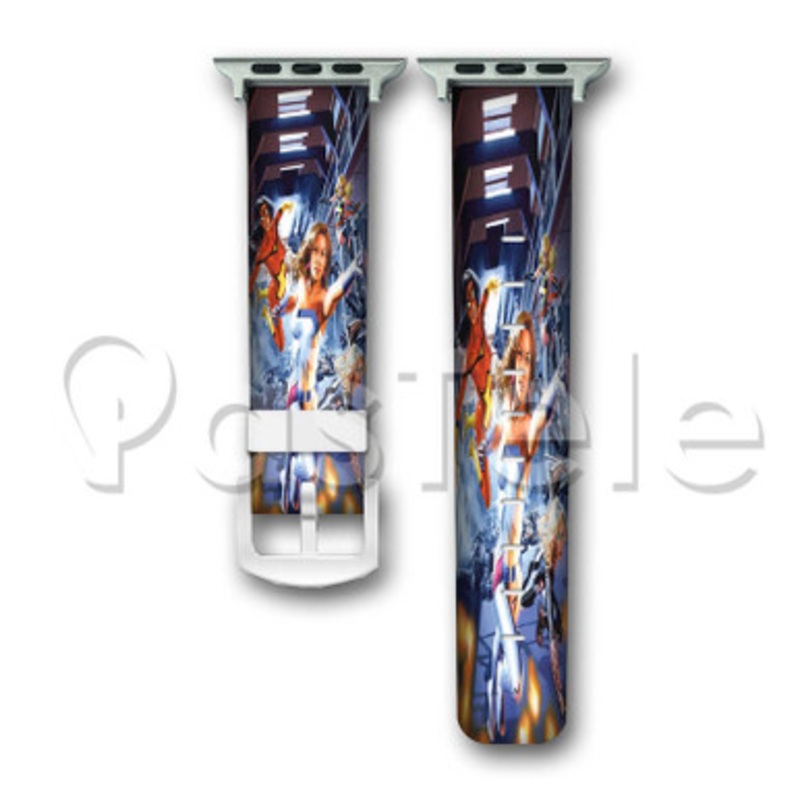 Jessica Jones Mavel Comic Custom Personaliez Apple Watch Band 38mm 40mm 42mm 44mm Leather PU