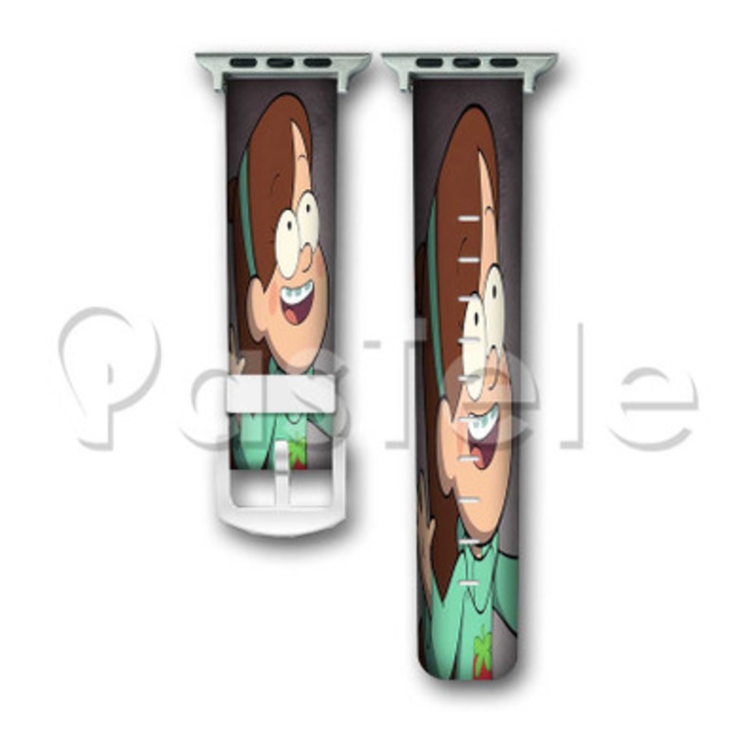 Mabel Pines Gravity Falls Custom Personaliez Apple Watch Band 38mm 40mm 42mm 44mm Leather PU