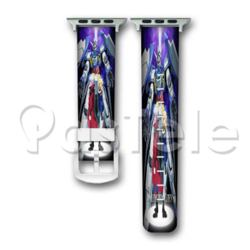 Mobile Suit Gundam AGE Memory of Ede Custom Personaliez Apple Watch Band 38mm 40mm 42mm 44mm Leather PU