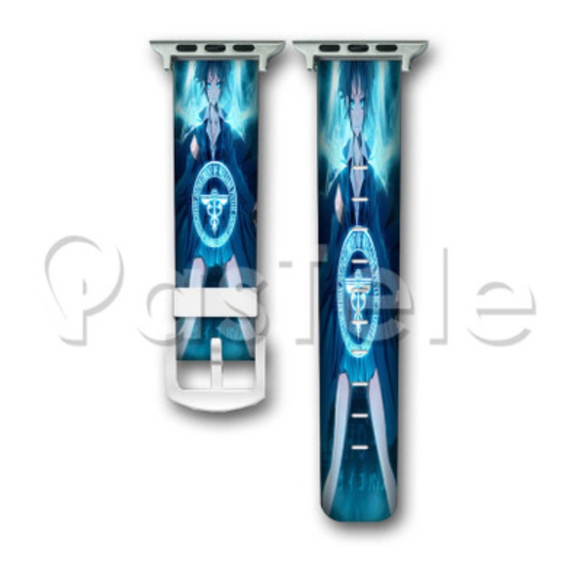 Psycho Pass Ministry of Welfare Custom Personaliez Apple Watch Band 38mm 40mm 42mm 44mm Leather PU