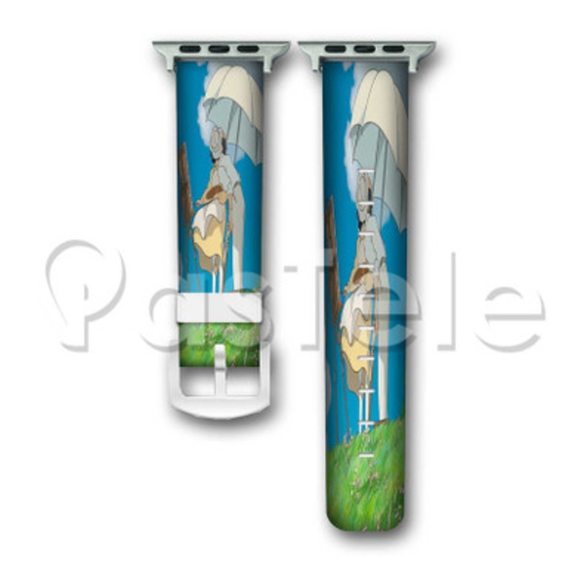 The Wind Rises Studio Ghibli Custom Personaliez Apple Watch Band 38mm 40mm 42mm 44mm Leather PU