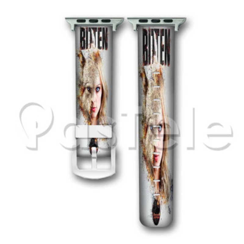 Werewolf Bitten Custom Personaliez Apple Watch Band 38mm 40mm 42mm 44mm Leather PU