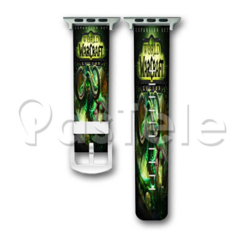 World of Warcraft Legion Custom Personaliez Apple Watch Band 38mm 40mm 42mm 44mm Leather PU