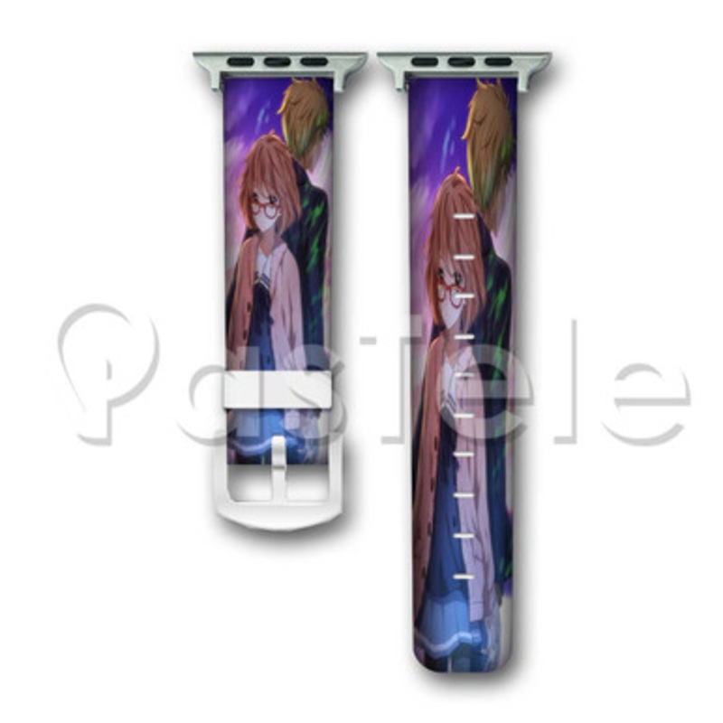Beyond The Boundary Love Custom Personaliez Apple Watch Band 38mm 40mm 42mm 44mm Leather