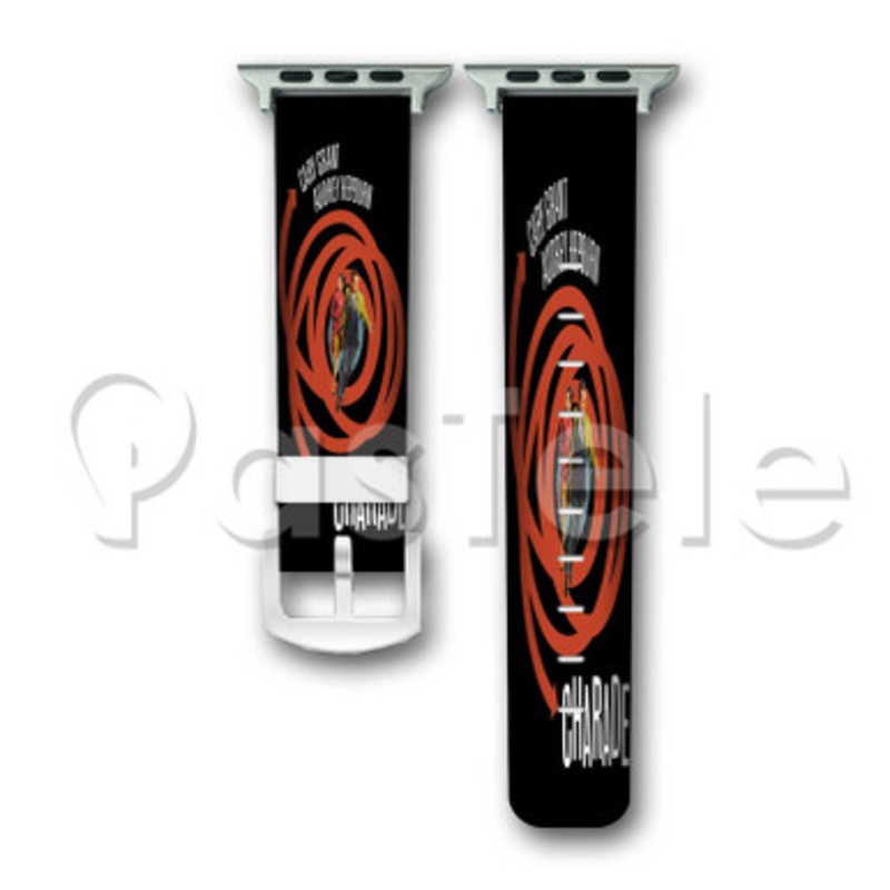 Charade Custom Personaliez Apple Watch Band 38mm 40mm 42mm 44mm Leather PU