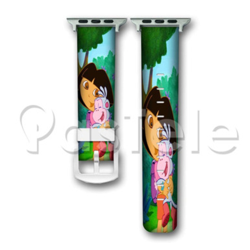 Dora Custom Personaliez Apple Watch Band 38mm 40mm 42mm 44mm Leather