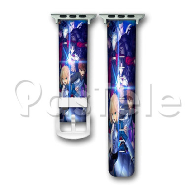 Fate Stay Night Custom Personaliez Apple Watch Band 38mm 40mm 42mm 44mm Leather