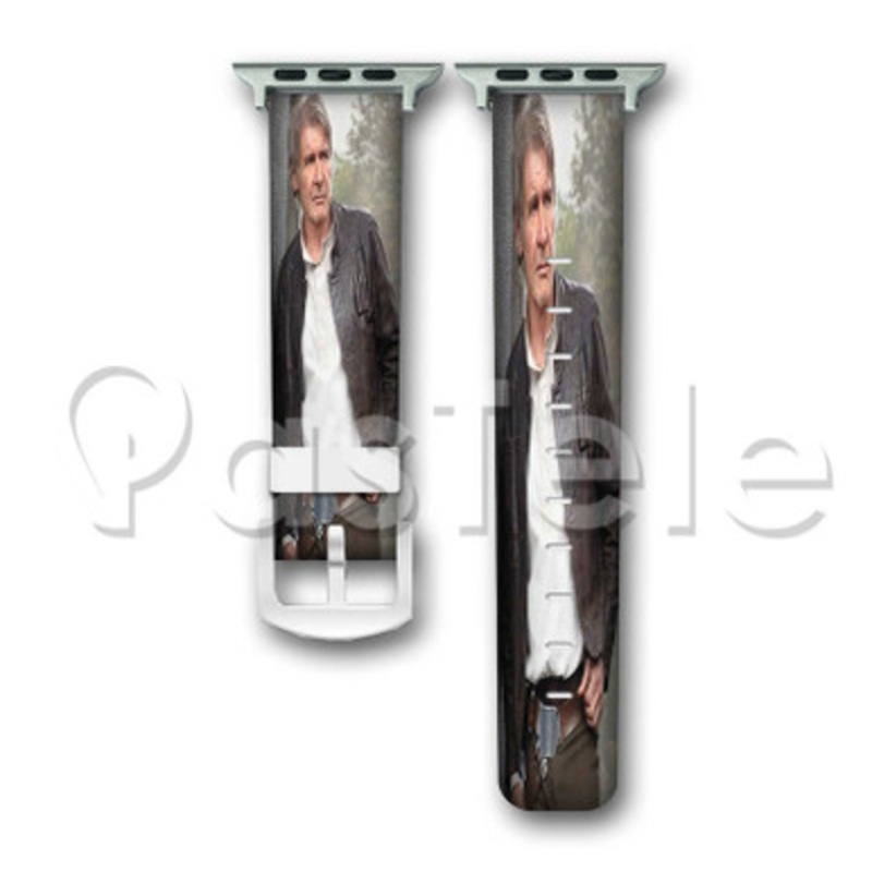 Han Solo Star Wars The Force Awakens 2 Custom Personaliez Apple Watch Band 38mm 40mm 42mm 44mm Leather PU