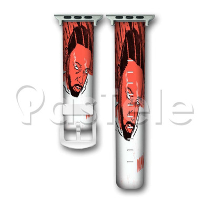 Kendrick Lamar Custom Personaliez Apple Watch Band 38mm 40mm 42mm 44mm Leather