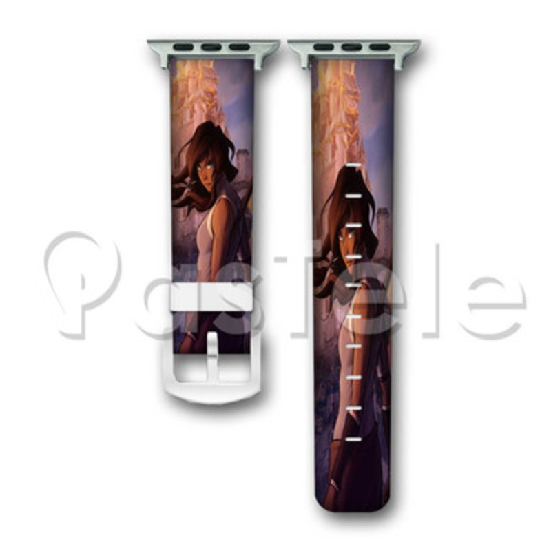 Korra The Legend of Korra Custom Personaliez Apple Watch Band 38mm 40mm 42mm 44mm Leather